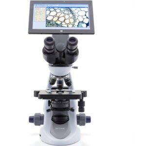 Microscopio binocular con Tablet mutifuncion, iluminacíon LED (tipo Koehler fijo),inmersión Aceite/Agua, modelo B-290TB, marca Optika