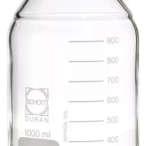 Frasco Tapa Azul Autoclavable 121ºC x 1000 ml Tipo Schott Vidrio Borosilicato