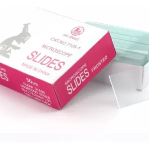 Portaobjeto borde sin pulir (76x26x1mm) caja x 50 unidades- Ind. Alemana