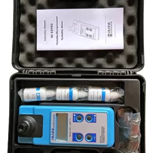 Turbidímetro portátil con maletín, cubetas y soluc. calibración Marca Hanna