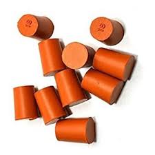 Tapón de goma Nº 5 Para tubo de ensayo